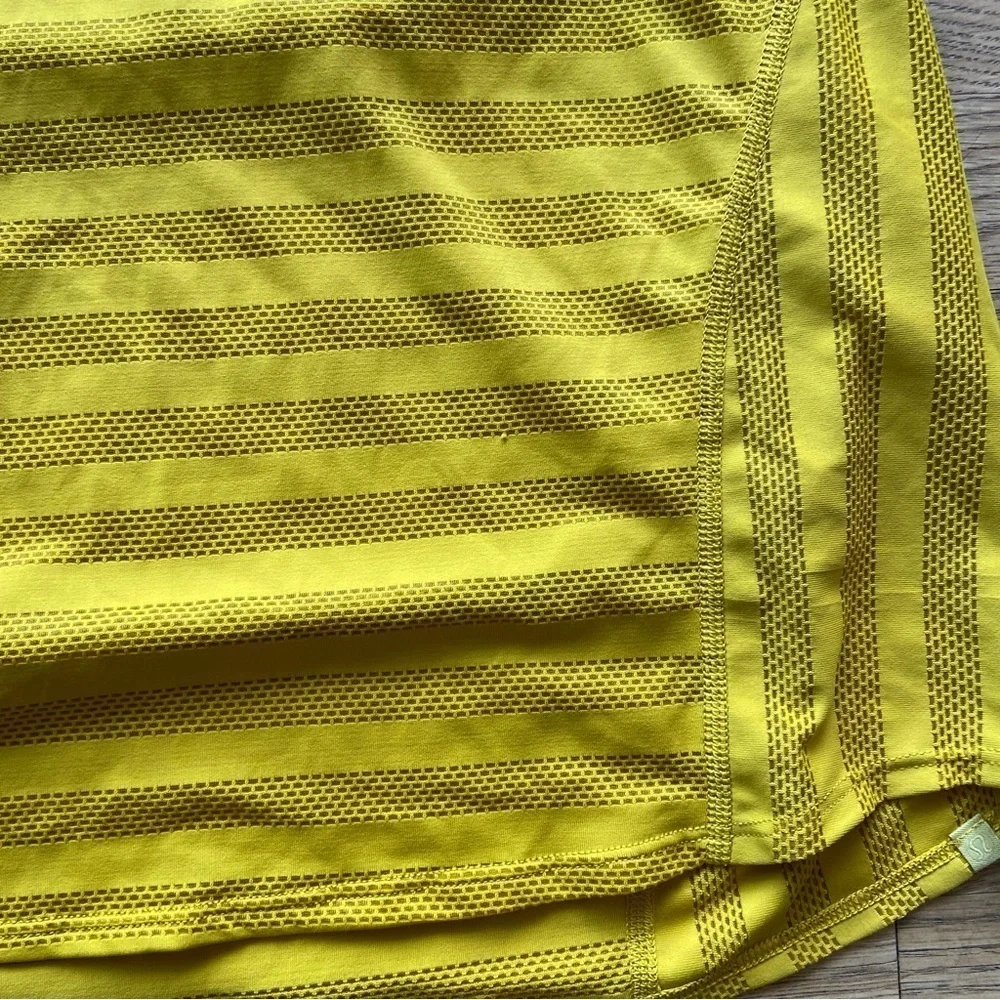 Womens Lululemon Off and Running Tank yellow size 6
